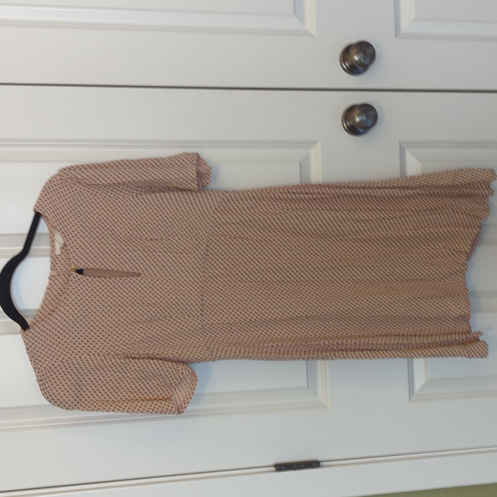 H&M Blush Leaf Pattern Midi Dress - Picture 5 of 7
